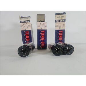 3 Tung-Sol Vacuum Tubes - Tested, Vintage Audio Amplifier Tubes